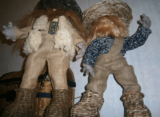 Плетение из газетных трубочек - делаем кукольную обувь