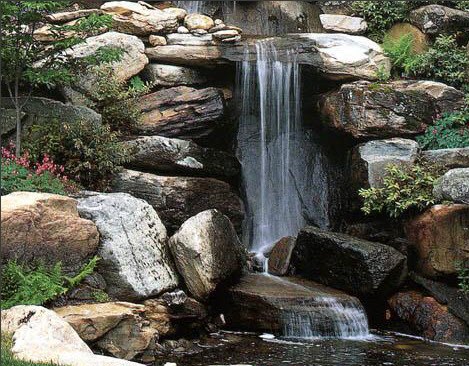 Водоемы в саду с водопадами - чудо