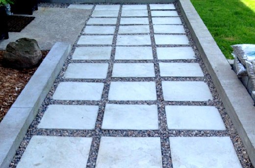Плиты из бетона для дорожек