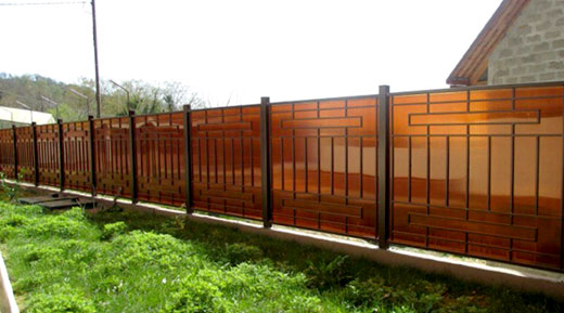 забор для частного дома 