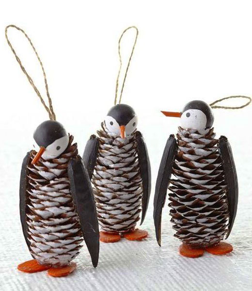 пингвины шишки 